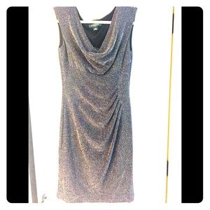 Ralph Lauren Metallic Jacquard Dress